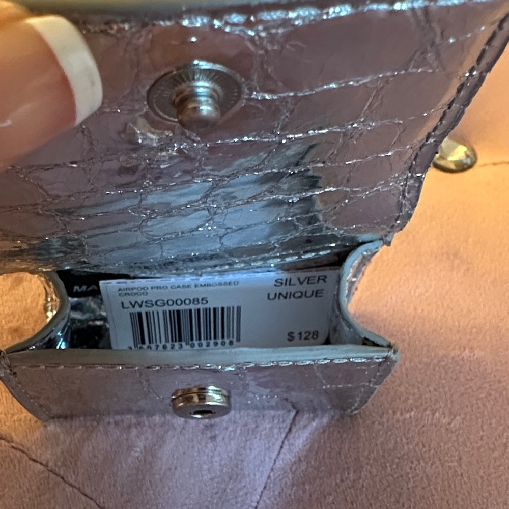 NWT Zadig & Voltaire Metallic Mini Bag with Chain - Picture 4 of 10